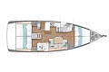 Layout of the Jeanneau SO 440