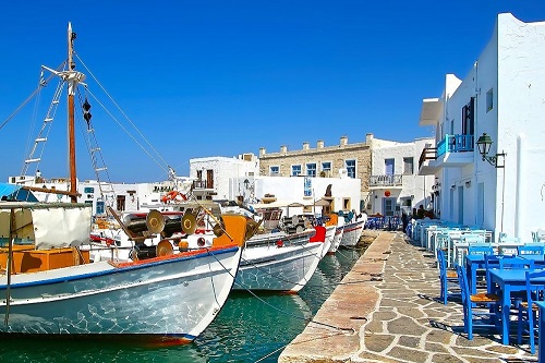 Naousa Waterfront on Paros, Cyclades