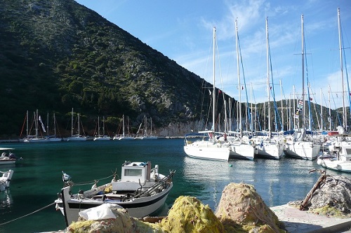 Frikes Harbour on Ithaca
