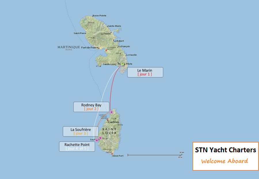 One week itinerary to St Lucia