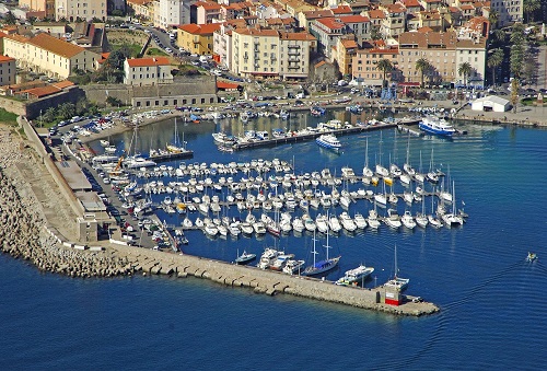 Aerial View of Port Tino Rossi, Ajaccio
