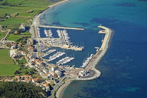 Aerial View of Macinaggio Marina