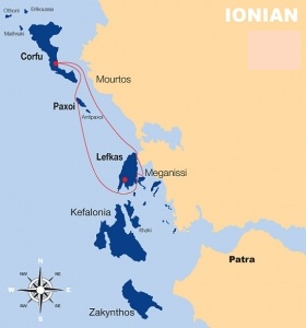 1 week in the Ionian Sea from Corfu