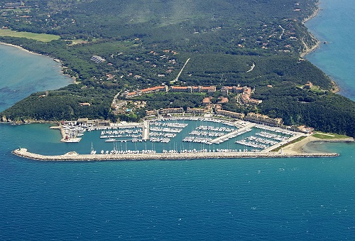 Aerial View of Marina di Punta Ala