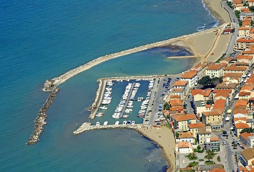 Aerial View of Marina di San Vincenzo