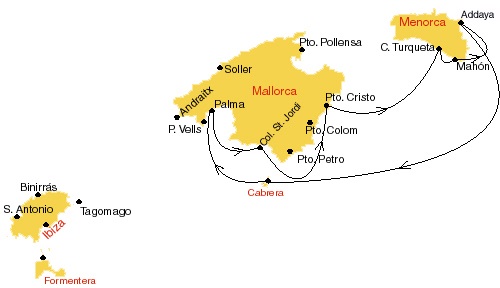 One week Mallorca and Menorca